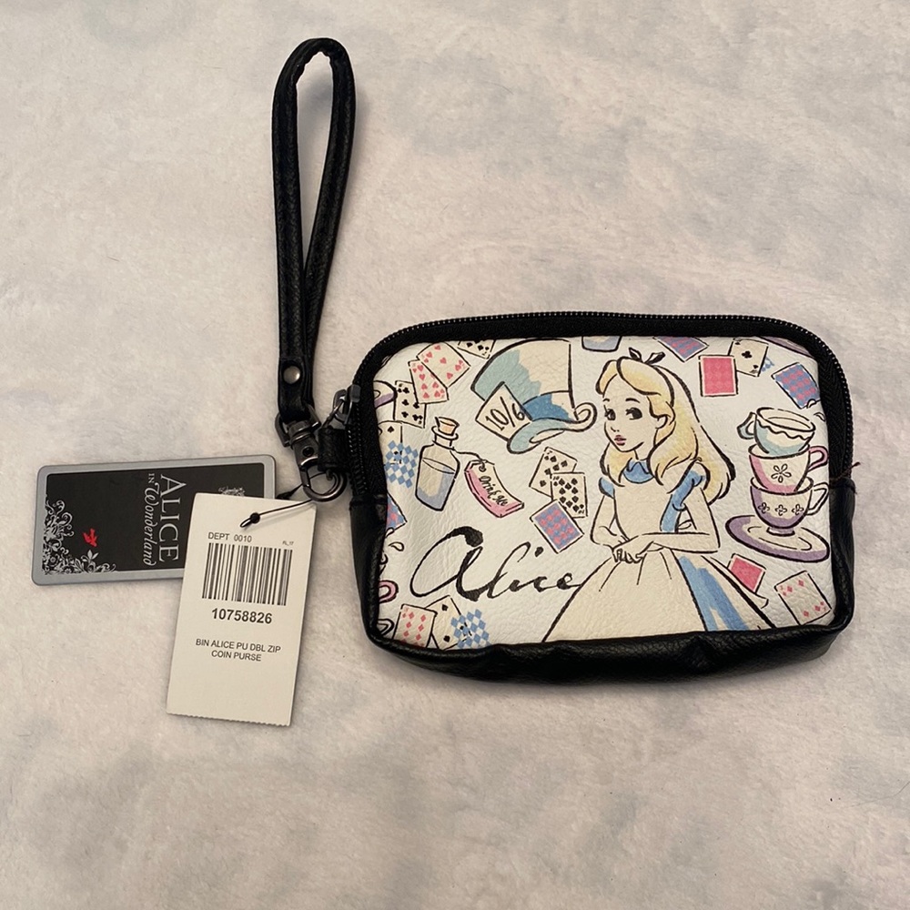 Alice in Wonderland mini wallet/bag